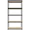Lorell Narrow Steel Shelving 60" Height x 30" Width x 12" Depth 66964 - alternate 2