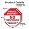 Signmission Private Property No Trespassing Vio, 10 inch X 10 inch, Vinyl Decal, 2PK OC-D-2PACK-10-167 - alternate 2