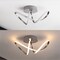 Jonathan Y Chantelle 19.5" 1-Light Modern Minimalist Aluminum Loop Integrated LED Semi Flush Mount, Nickel JYL1701A - alternate 3
