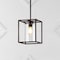 Jonathan Y Quinn 8.13" 1-Light Industrial Farmhouse Iron/Glass LED Pendant, Oil Rubbed Bronze JYL7583A - alternate 3