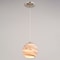 Vaxcel Milano LED Compatible Satin Nickel Transitional Mini Pendant Ceiling Light Multi Color Art Glass P0408 - alternate 4