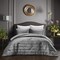 Homeroots Gray Queen Polyester 180 Thread Count Washable Down Comforter Set 528892 - alternate 3