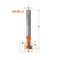 Cmt SOLID CARBIDE KEYHOLE BIT D=3/8inx7/16in d=3/16in S=3/8in 850.501.21 - alternate 3