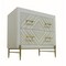 Homeroots 28" White Solid Wood Two Drawer Nightstand 488774 - alternate 5