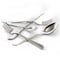 Megachef Gibbous 20 Piece Flatware Utensil Set, Stainless Steel Service for 4 in Silver MCFW-GIBBOUS-SILVER - alternate 3