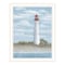 Homeroots Cape May Light White Framed Print Wall Art 529955 - alternate 2