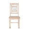 Homeroots Set of Two White Wood Slat Back Dining Side Chairs 522056 - alternate 2