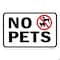 Signmission No Pets, Heavy-Gauge Aluminum Rust Proof Parking Sign, 18" x 24", A-1824-24987 A-1824-24987 - alternate 2