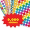 Trend SuperSpots & SuperShapes Stickers Assortment Pack, 100 Stickers Per Sheet, 90 Sheets T46913 - alternate 2