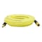 Interstate Pneumatics 3/8 in x 25 ft Rhino PolyFlex Yellow Polyurethane Hose WP 200 PSISolid Fitting with Coupler & Plug HU56-025H44BS - alternate 2