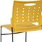Flash Furniture Yellow Plastic Stack Chair, PK5 5-RUT-2-YL-GG - alternate 4