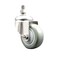 Service Caster 3 Inch 316SS Gray Polyurethane Wheel Swivel 3/8 Inch Threaded Stem Caster SCC SCC-SS316TS20S314-PPUB-381615 - alternate 1