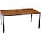 Outdoor Expressions Beige Grove 7-Piece Bamboo Top Patio Dining Set S01-A3540 Set - alternate 3