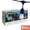 Bulbrite 30 ft. Plug-In Edison Bulb S14 Incandescent Vintage Style Black String Light 12 Sockets- Bulbs 812312 - alternate 3