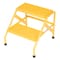 Vestil Aluminum Step Stand, 2 Step, Knock-Down, 2 Steps, 20 Overall Height, Aluminum, Yellow SSA-2-KD-Y - alternate 1