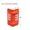 Mytee Products 80 Pcs 4inx10in Orange Flatbed Corner Protector V Shaped with Carrying Case, 4PK PCP10-20PACK-ORANGEx4 - alternate 4