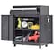 Sandusky Lee Counter Height Base Storage Cabinet, 39-1/2 in H, 30 in W, 18 in D, Black, 1 Shelves MADF301836-9M - alternate 5
