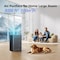 Edendirect 3000 sq. ft. Black HEPA Personal Room Air Purifier with Smart Controls and Whisper-Quiet ZR-AP01-B - alternate 2