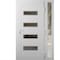 Vdomdoors Front Exterior Prehung Metal-Plastic Door, Manux 8113 White Silk, Side Sidelite Transom, Office Com MANUX8113EXD-WS-W36+12xH80-LH - alternate 1