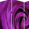 Homeroots 72" Pink Canvas Folding Three Panel Screen Room Divider 274638 - alternate 4