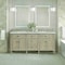 James Martin Vanities Lorelai 72'' D Vanity, Whitewashed Oak w/ Victorian Sil Silestone Top w/FreePower Wireless Charger 424-V72-WWO-FVSL - alternate 5
