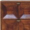 Homeroots 24" Chestnut Solid Wood Square Carved Geometric Two Drawer Nightstand 651598 - alternate 4