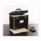 Vaultz File Boxes, Aluminum, 7.25" W, 13.75" D, 12.5" H, Hinged Lid Closure, Tactical Black VZ00310 - alternate 2