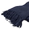 Homeroots 50" X 50" Indigo Woven Cotton Throw Blanket 519075 - alternate 3