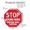 Signmission Stop Sound Horn Proceed with Cautio, 18 inch X 18 inch, Vinyl Decal, 2PK OC-D-2PACK-18-323 - alternate 3