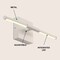 Jonathan Y McKenna 16.25" Modern Minimalist Dimmable Integrated LED Metal Wall Sconce, White JYL7039G - alternate 4