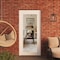 Vdomdoors Front Exterior Prehung Metal-Plastic Door Clear Glass / MANUX 8666 White Silk / Office Commercial a MANUX8666EXD-WS-W36xH80-LH-I - alternate 2