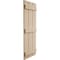 Ekena Millwork Rustic Three Board Spaced Board-n-Batten Rough Cedar Faux Wood Shutters, 17 1/2W x 84H, PR SHUBSS17X84RCPR - alternate 7