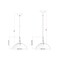 Z-Lite Lunelle Brushed Nickel 1 Light Pendant 3051P12-BN - alternate 3