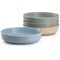 Elama Emilia 16 Piece Assorted Double Bowl Stoneware Dinnerware Set in Speckled Multi-Color ELM-EMILIA-AST - alternate 4