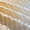 Homeroots Gold and White Striped Single Shower Curtain 484054 - alternate 2