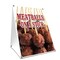 Signmission Meatballs On A Stick, 24 Inch x 18 Inch A-frame Yard Sign, Plastic Sign SBC-1824-Meatballs On A Stick - alternate 1