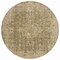 Homeroots 8' Brown And Beige Round Abstract Washable Indoor Outdoor Area Rug 616600 - alternate 3