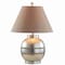 Jonathan Y Zelda 24.5 in. Resin LED Table Lamp, Antique Silver JYL3039A - alternate 1