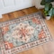 World Rug Gallery Transitional Medallion Washable Non Slip Area Rug 2 ft x 4 ft Multi WR78MULTI2X4 - alternate 1
