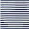 Homeroots 50" X 60" Navy Blue And White Striped Cotton Throw Blanket 516556 - alternate 2