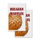 Signmission Belgian Waffles, A-Frame & 2 Decals Installed, Heavy-Duty Plastic Frame SBHD-D-2436-Belgian Waffles - alternate 3
