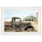 Homeroots Vintage Farm Trucks I 1 White Framed Print Wall Art 405012 - alternate 1