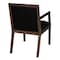 Regency Regent WallGuard Guest & Reception Waiting Room Wood Side Chair - Neo Walnut / Black Vinyl 9875NWBK - alternate 6