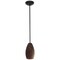 Access Lighting Champagne, Pendant, Oil Rubbed Bronze Finish, Brown Stone Glass 28012-1R-ORB/BRST - alternate 3