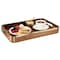 Megachef Acacia Wood 17.75 x 12 Inch Rectangle Serving Tray 750122158M - alternate 1