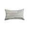 Homeroots Set of Two 12" X 20" Gray Patchwork Cowhide Lumbar Throw Pillows, 2PK 544632 - alternate 3