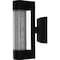 Sunlite 12in. LED Clear Acrylic Cylinder 30K/40K/50K Dimmable Black Outdoor Up & Down Wall Sconce 81041-SU - alternate 3