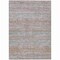 Homeroots 8' X 10' Linen And Gray Striped Washable Indoor Outdoor Area Rug 615671 - alternate 5