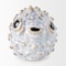 Homeroots Petite Off White Puffer Fish Sculpture 392486 - alternate 2