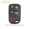 Aks Keys 2002 - 2004  Replacement for Remote Control Shell Case 5B for Honda RS-HONDA-52 - alternate 2